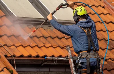Démoussage et hydrofuge de toiture à Gincla